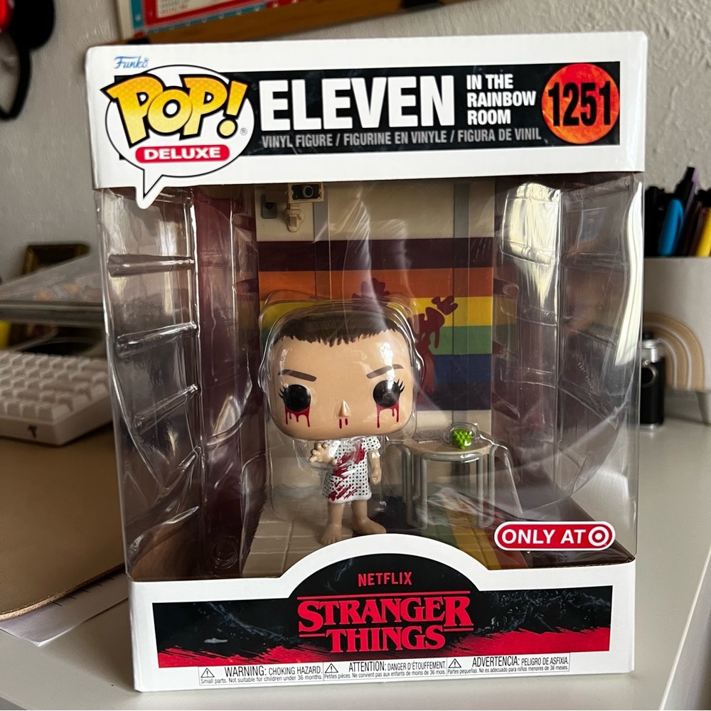 Stranger Things Eleven in Rainbow Room Funko Pop